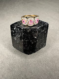 Pink Sapphire and Dimond Cocktail Ring